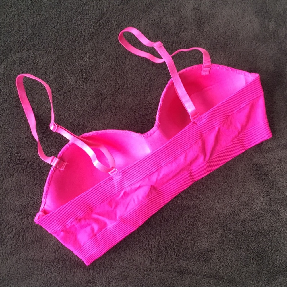 XOXO Pink Padded Lace Bra NWOT Size Small - Picture 2 of 3